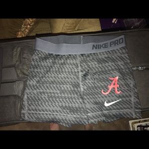 Alabama Nike Pro shorts